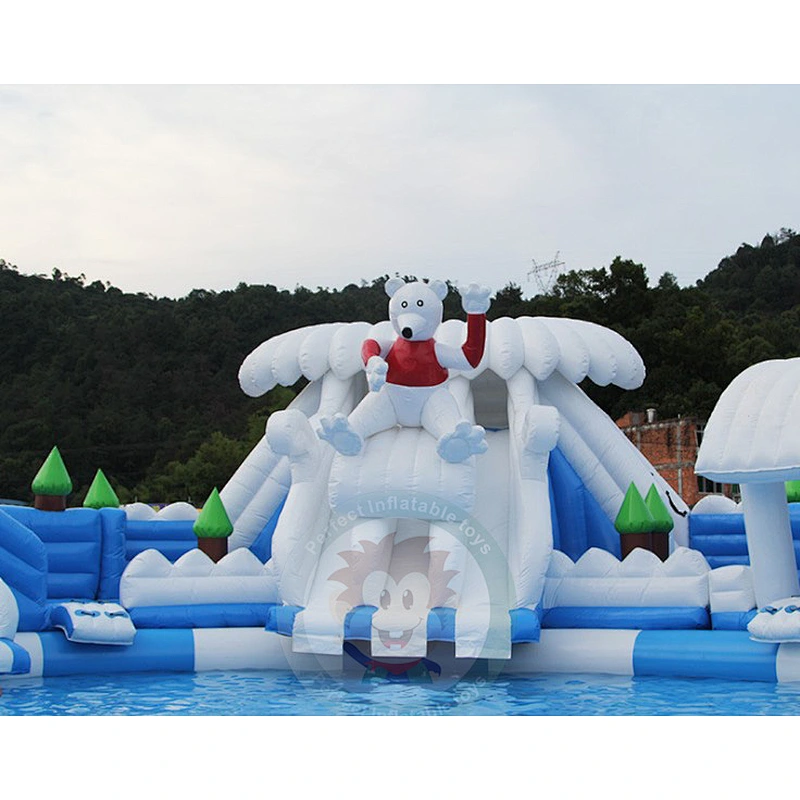 High Quality Customized Summer Giant Inflatable Water Pool Slide For Kids And Adults