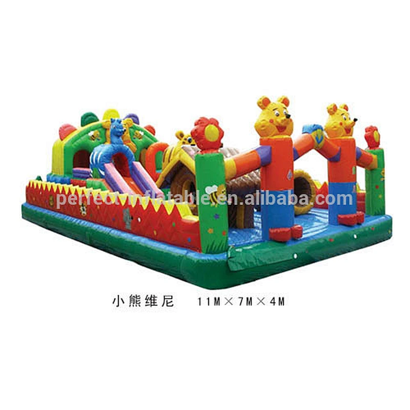 Petty cartoon base inflatable jumping bounce castle