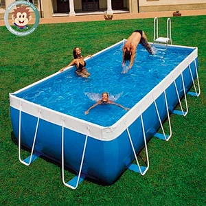Fun Play Inflatable Swimming Pool With Steel Bracket For Whole Family On Sale