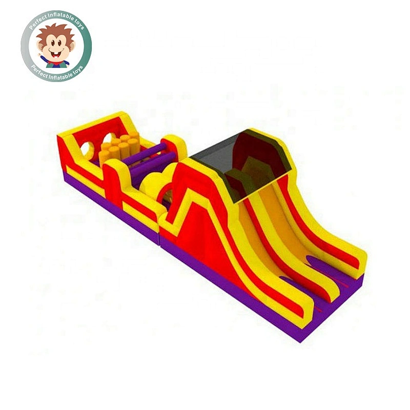 Perfect Inflatable Toys Kids Outdoor Commercial 5k Inflatable Wipeout Obstacle Course