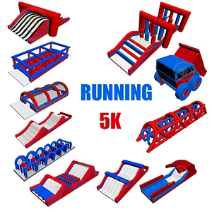 Outdoor Adults insane 5K The Beast Sport Game  Portable Inflatable Obstacle Challenge  For Sale