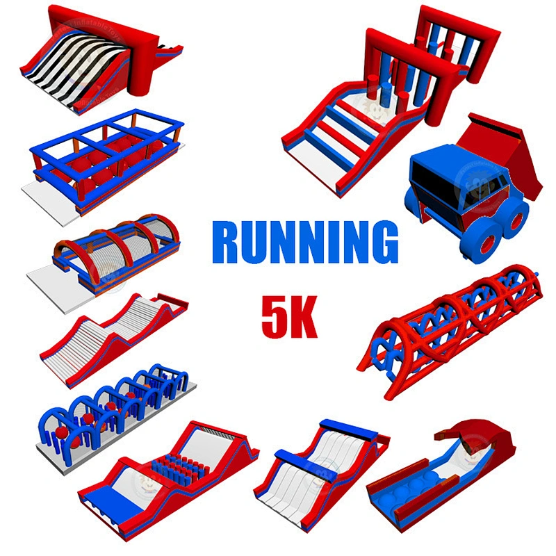Outdoor Adults insane 5K The Beast Sport Game  Portable Inflatable Obstacle Challenge  For Sale