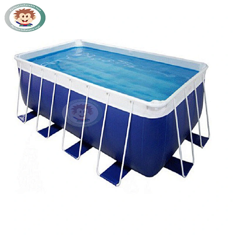adult size inflatable pool outdoor portable swimming pool with steel stands for sale