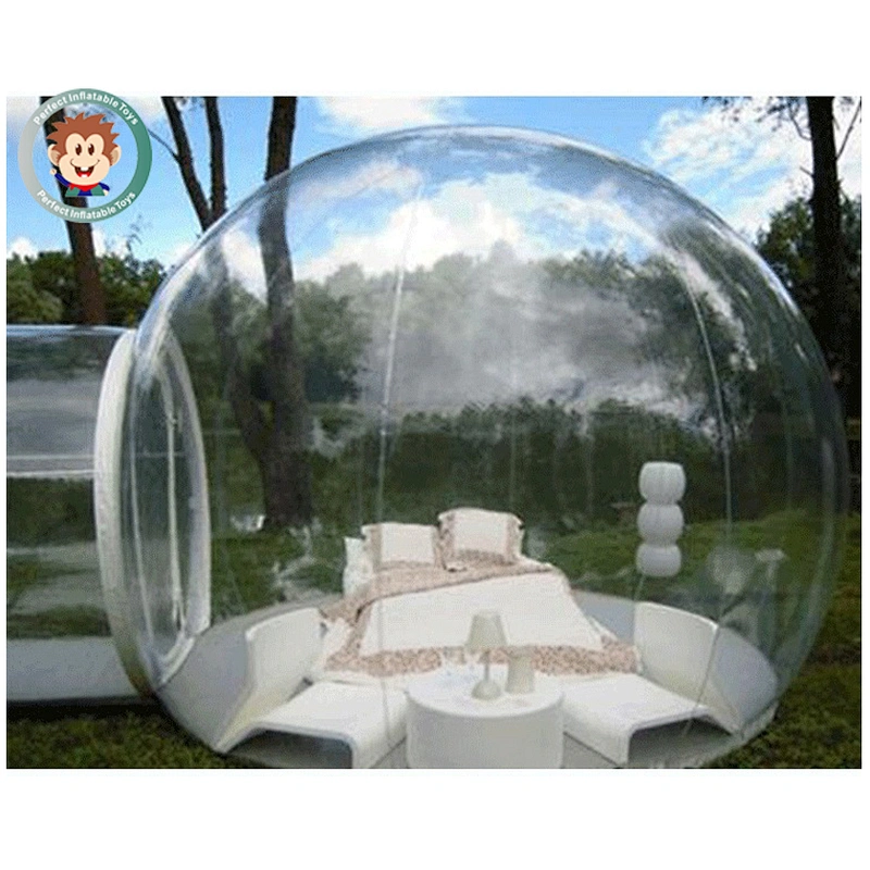 large inflatable wedding tent durable inflatable floating event bubble tent outdoor inflatable clear tent