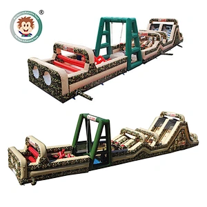 Perfect Inflatable Toys Kids Commercial 5k Inflatable Outdoor Obstacle Course For Sale