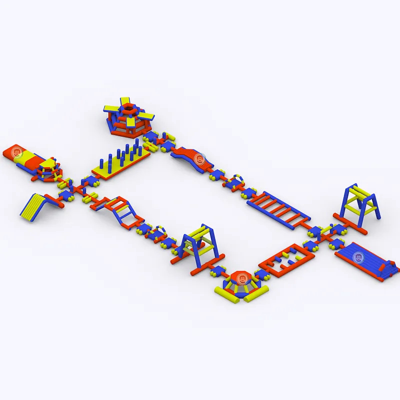 Commercial giant amusement  inflatable floating water park for sale