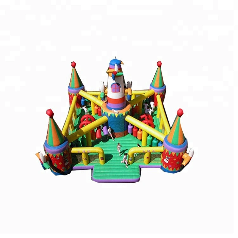 kids inflatable amusement park inflatable bouncer castle indoor playground equipment