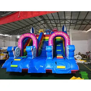 Used Southeast Asia country commercial inflatable water slide for kids