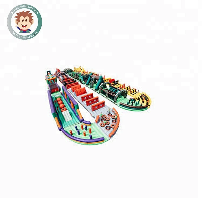 Hot selling 5K Insane Inflatable Obstacle Course For Running Race