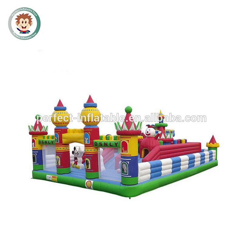 Outdoor inflatable jumping slides bouncy castle price for sale