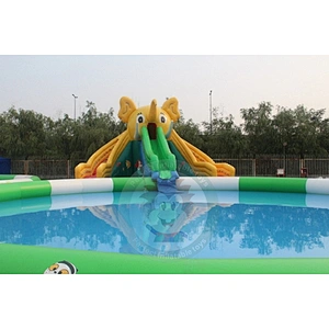2019 Popular Cheap Commercial Swimming Pool Inflatable Slide For Children