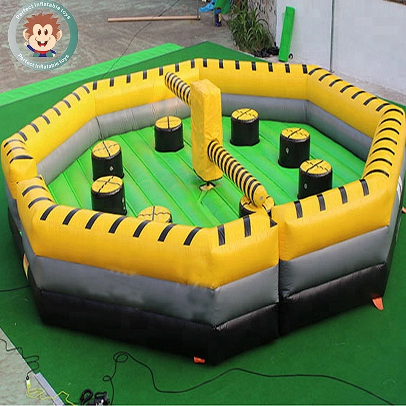 Interactive Inflatable Weeper Inflatable Sport Wipe Out Game For Fun