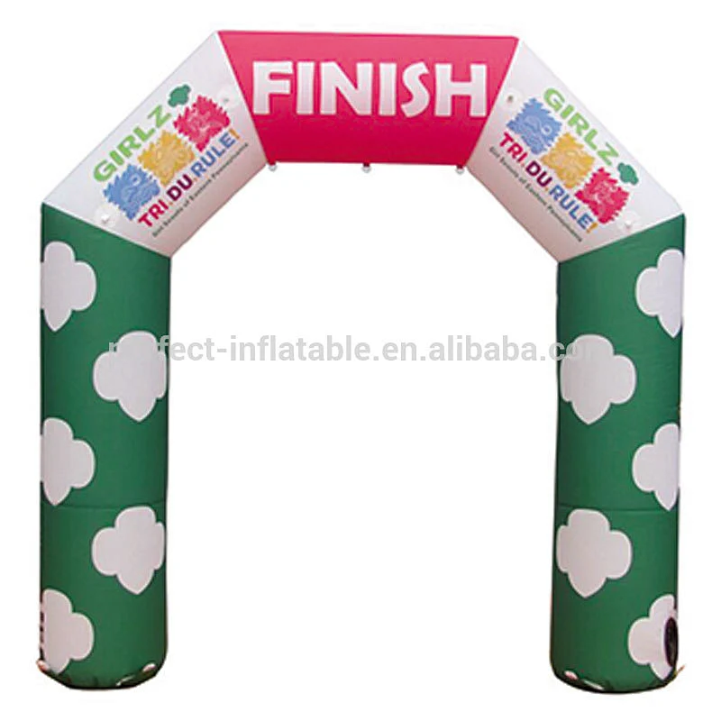 Beautiful and noble inflatable snow castle arch