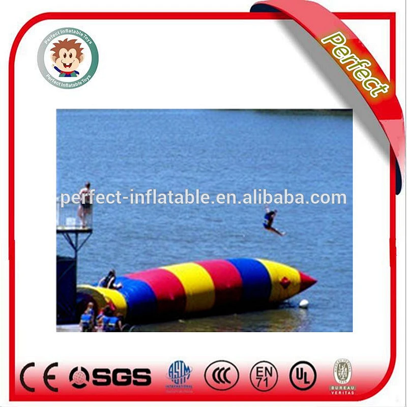 Attractive cheap blob water toy inflatable water catapult blob