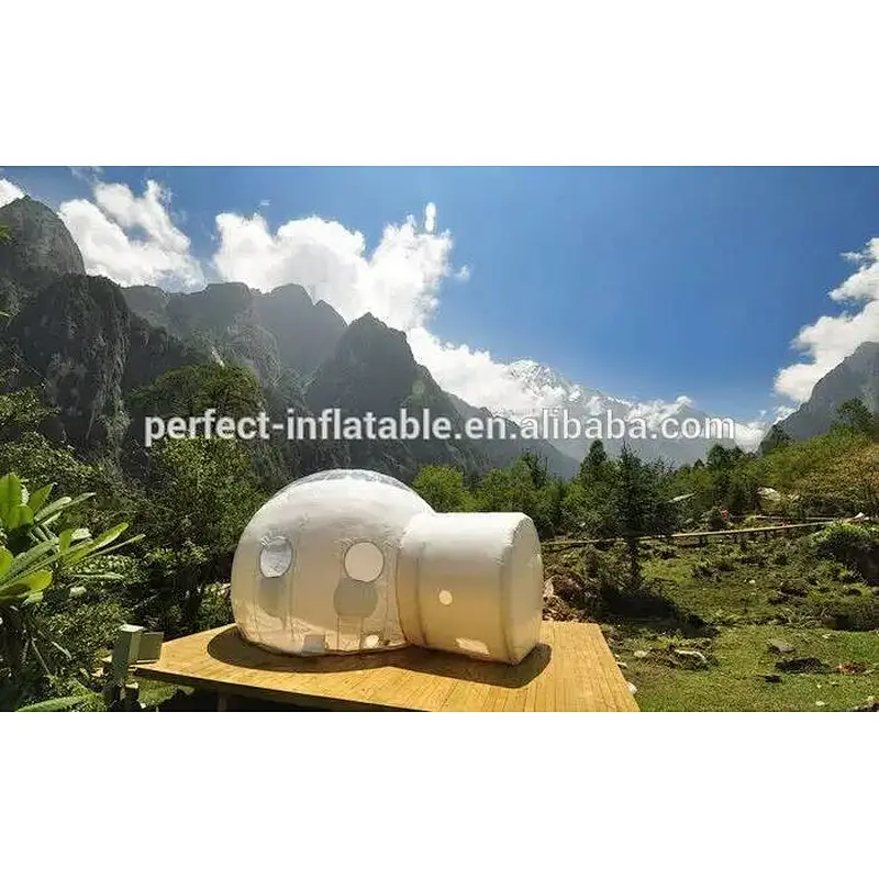 Durable and high quality large inflatable igloo tent for sale