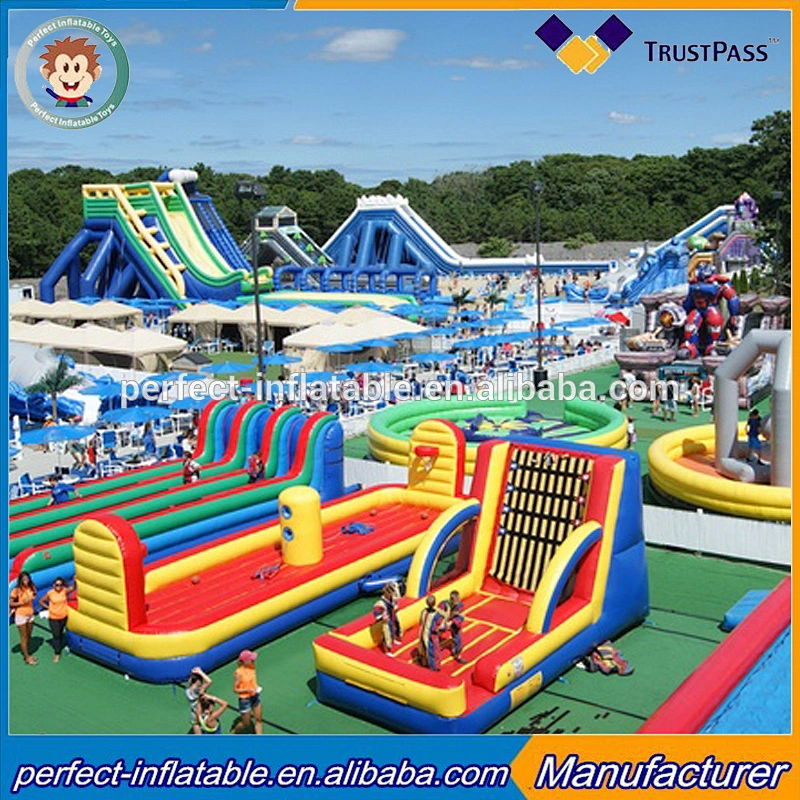 inflatable park giant playground inflatable slides bounce inflatable toys for joy world
