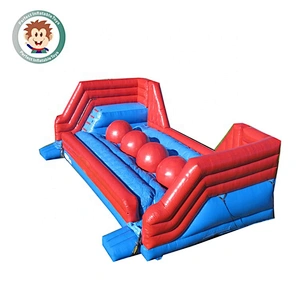 Perfect Inflatable Toys Crazy Outdoor Interactive Adult Game Big Baller Inflatable Wipeout Games For Sale