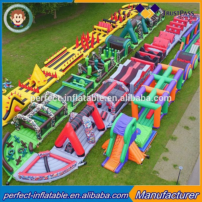 Adult inflatable 5k inflatable obstacle course for sale