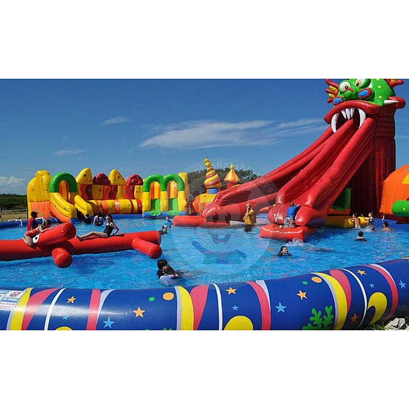 Hot Sale Durable  Inflatable Water Slide Swimming Pool With Cheap Price
