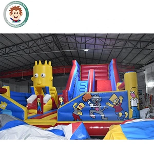 Perfect Inflatable Toys Commercial Big Popular Fun City Inflatable Castle 10X8 m