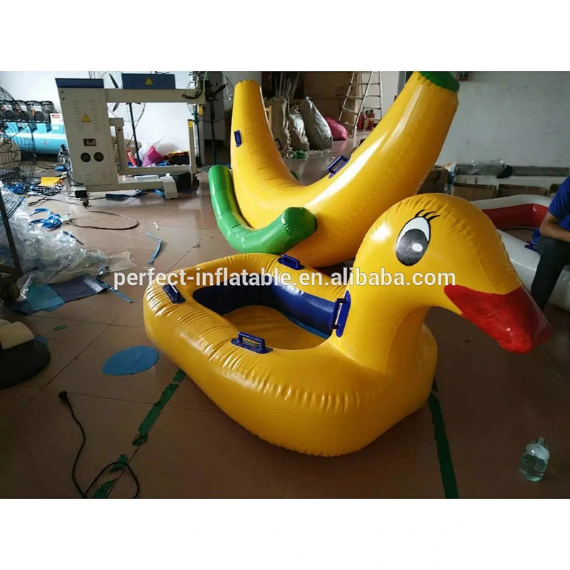 adult inflatable water toys giant swimming pool float inflatable duck boat