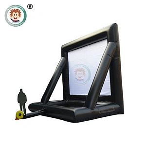 Custom Outdoor Factory Price Portable Commercial Projection Movie Screen Inflatable Screen