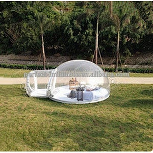 Guangzhou manufacturer inflatable clear bubble tent inflatable clear dome tent