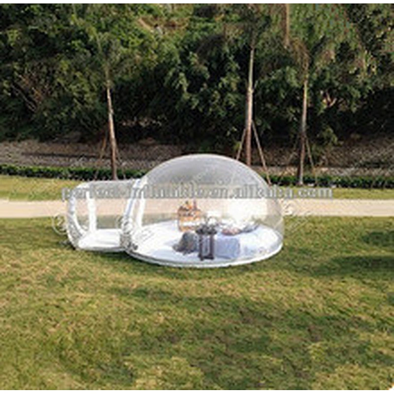 Guangzhou manufacturer inflatable clear bubble tent inflatable clear dome tent
