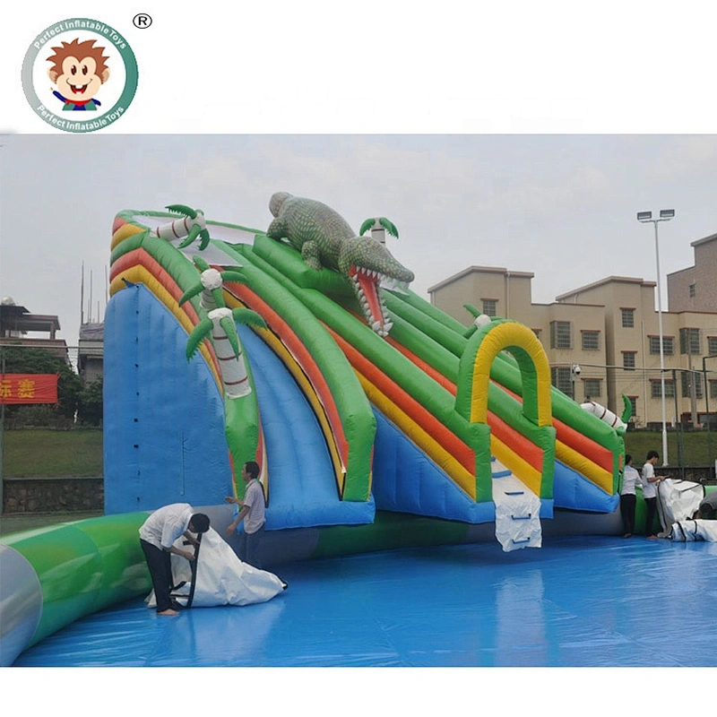 Perfect Inflatable Toys Cheap Price Amusement Park Equipment Inflatable Water Slide Pool