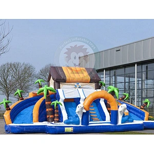Factory Wholesale Production Inflatable Slide  Swimming Pool For Children