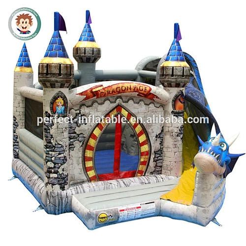 Hot sale inflatable Ajatar slide inflatable dragon quest bounce slide for commercial