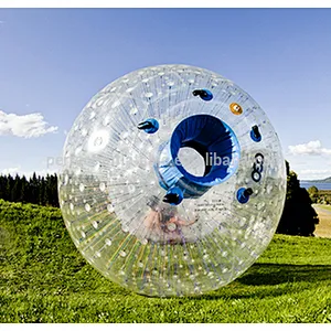 Guangzhou Factory direct make Inflatable water roller, inflatable water zorb ball for sale
