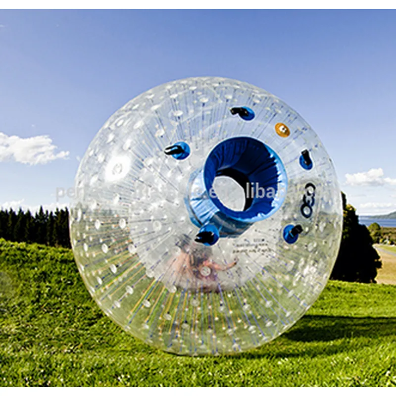 Guangzhou Factory direct make Inflatable water roller, inflatable water zorb ball for sale