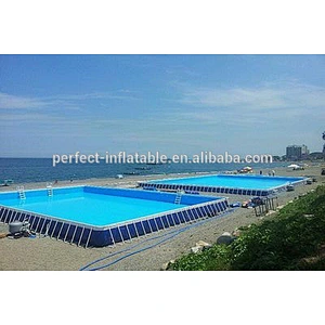 Large inflatable indoor or outdoor pool for sale with swimming pool ladder