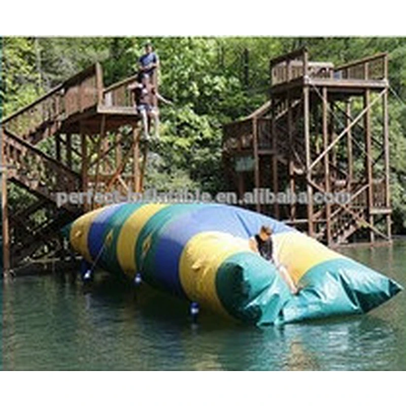 China supplier inflatable cheap water trampolines water blob trampoline
