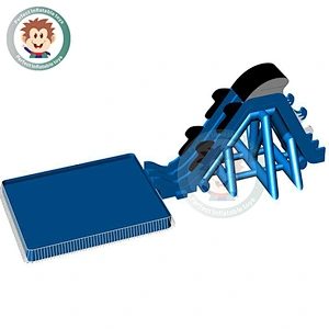 2019 Summer Popular Inflatable PlayGround Slides With Swimming Pool