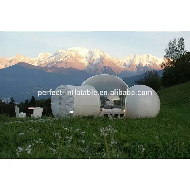 Durable and high quality large inflatable igloo tent for sale