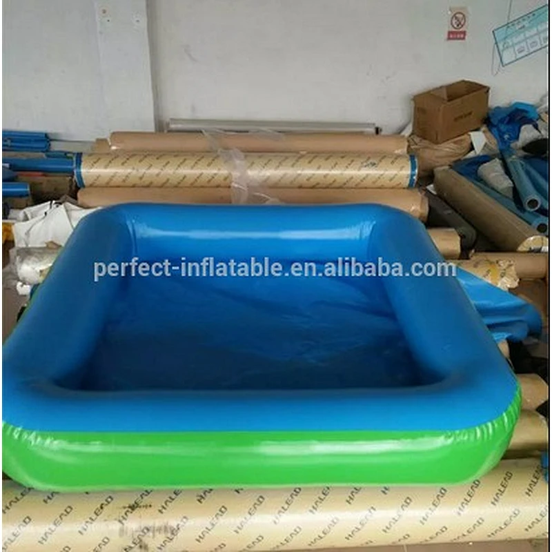 Plastic Beautiful blue inflatable tent cover swimming pool