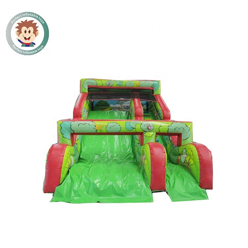 Perfect Inflatable Toys Kids Outdoor 0.55mm PVC Commerical Inflatable Bouncer Slide Combo