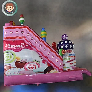 Hot sale 0.55mm PVC Outdoor KIds Size jumping bounce slide Park Equipment Inflatable Water Slide