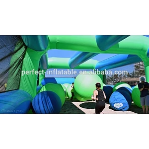 ball maze 5k inflatable obstacles giant inflatable sports games adult inflatable run park