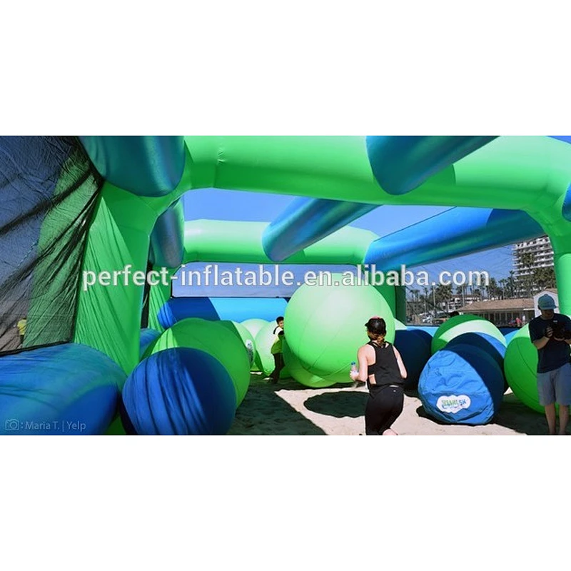 ball maze 5k inflatable obstacles giant inflatable sports games adult inflatable run park