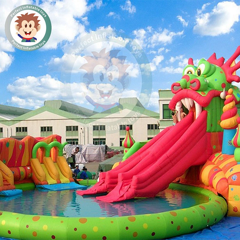Hot Sale Durable  Inflatable Water Slide Swimming Pool With Cheap Price