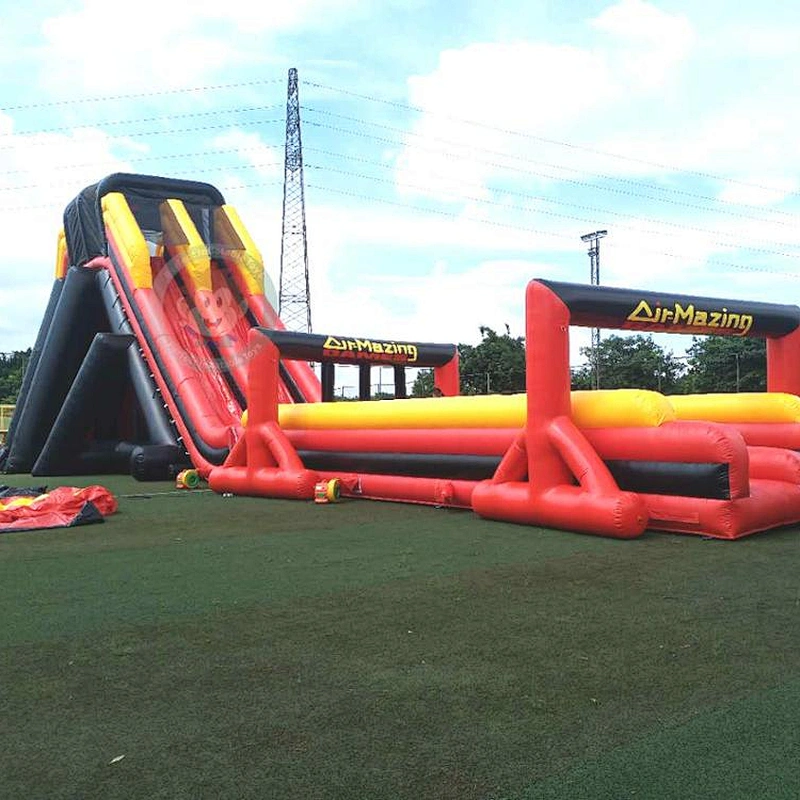 Hot sale grade commercial giant large bouncer water/dry  inflatable slide for adult