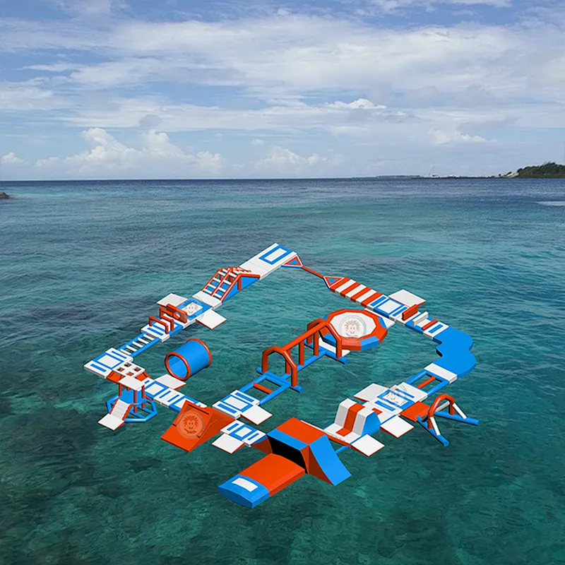 Perfect Toys 0.9mm PVC Portable Inflatable Water Park Giant Water Amusement Park for sale