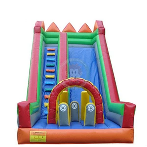 Middle East style kids jumping castle inflatable slide for commercial