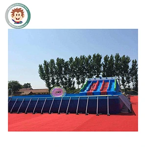 Guangzhou manufacture inflatable swimming pool for adults,PVC swimming pool