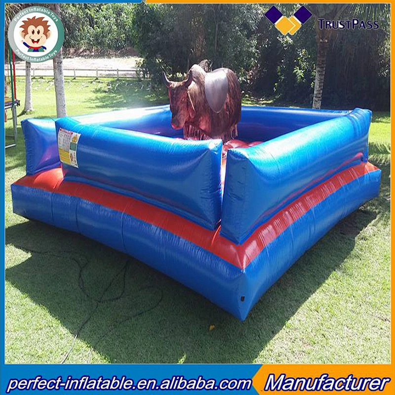Inflatable Mechanical Bull Riding Toys Inflatable Sports Games For Sale