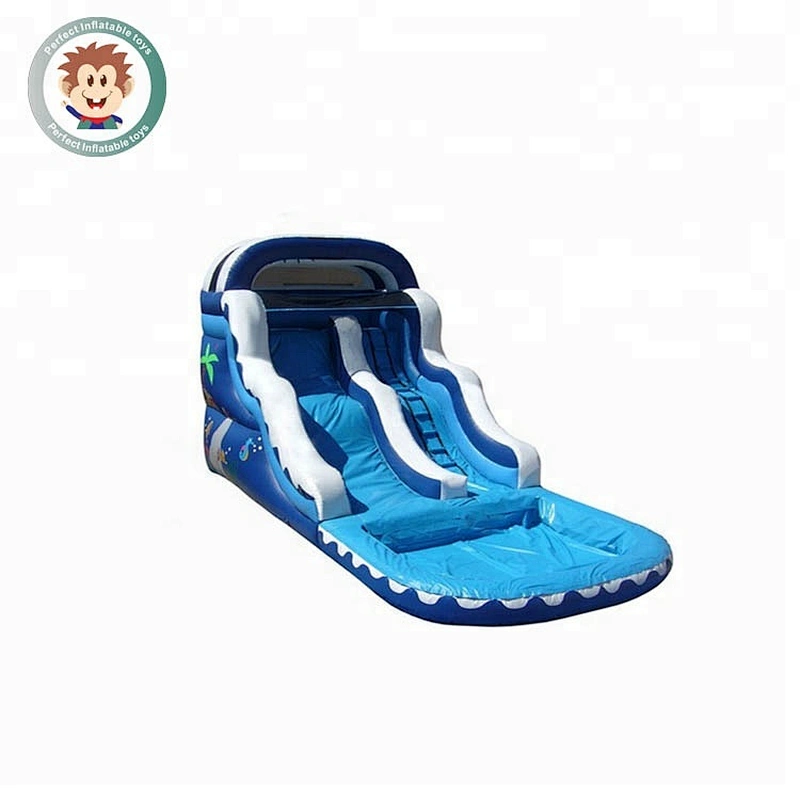 Children commercial grade inflatable water slide inflatable pool slide