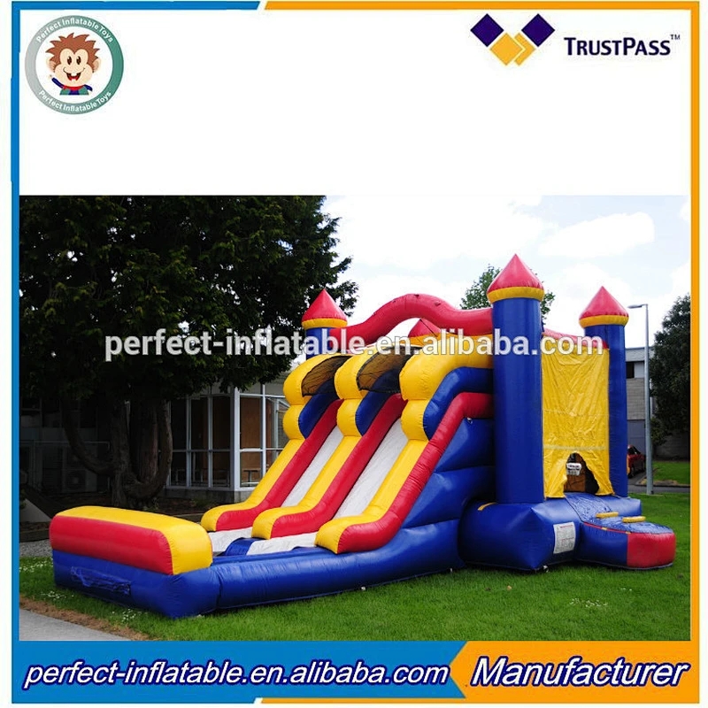 Hot sale fire thomas the train construction truck inflatable bounce house